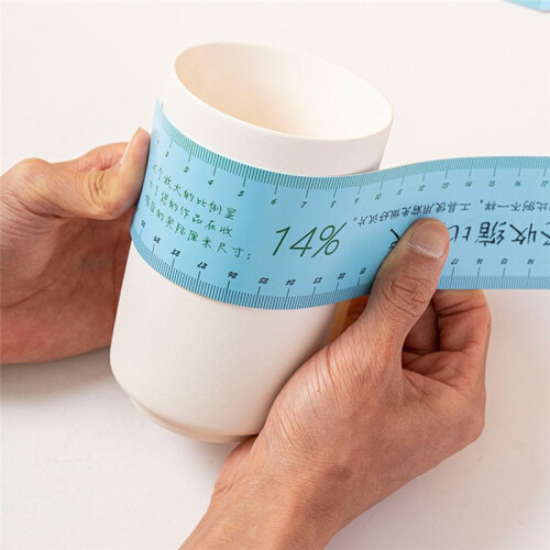 2pcs Ceramic Shrinkage Scale Set Plastic Soft Ruler DIY Ceramic Shaping Multifunctional Drawing Measurer Pottery Tools A 1