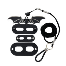 Lizard Harness Leash Set, Climbing Pet Going Out Leather Wing Chest Harness, Squirrel Traction Rope Silver