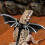 Lizard Harness Leash Set, Climbing Pet Going Out Leather Wing Chest Harness, Squirrel Traction Rope Silver 2
