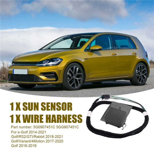 Car Air Conditioning Control Unit  Sun Sensor with Wire Harness for   7  7.5 5G0907451C 1