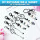 20Pcs Beadable Keychains Bars-DIY Blank Beadable Keychains- Keychain Bars for Beads Keychain Making Kit 4