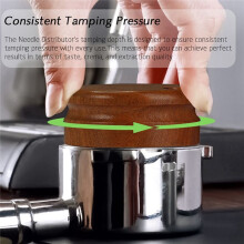 Kaffeetuch Pulvernadel Pulverspender Kaffee WDT Werkzeug Dispenser Leveler Espresso Nadel Rührer 53mm