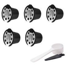 5 Pcs Coffee Filters for  Stainless Steel Mech Refillable Coffee Capsule Pod Dripper Basket Cup Cafeteira