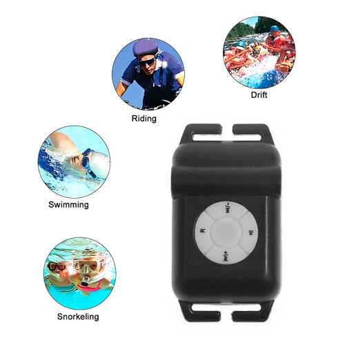 IPX8 wasserdicht MP3-Player 8GB Schwarz 2