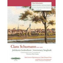 Clara Schumann Anniversary Songbook High Voice Other Book
