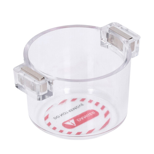 BD-H01-6 runde transparente Druckknopfabdeckung PC