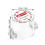BD-H01-6 runde transparente Druckknopfabdeckung PC 2
