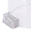 BD-H01-6 runde transparente Druckknopfabdeckung PC 8