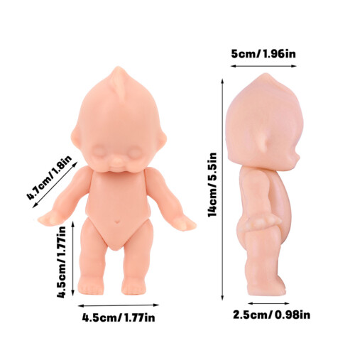 Modèle de poupée en silicone miniature nouveau-né - réutilisable 1