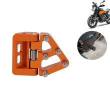 Motorcycle Folding Rear Brake Pedal Step Tip Plate for 125 200 250 300 500 EXC XC XCF XCW SX SXF EXCF TPi 6D(Black)