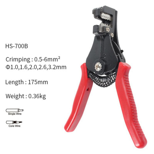 HS-700B Cable Stripper Insulated Wire Stripper Automatic Wire Stripper Multifunctional Automatic Solar Cable Stripper 2
