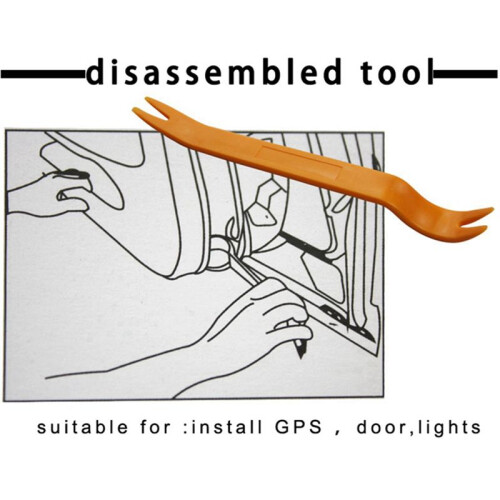 5-Piece Removal Tool Kit Plastic Pry Bar Door Panel Removal and Modification Interior Screwdriver Maintenance Tool 2