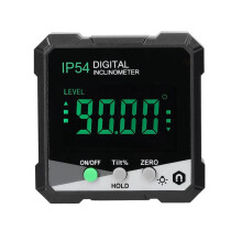 IP54 4X90 Draagbare Digitale Hellingsmeter LCD-Achtergrondverlichting Digitale Gradenboog Hellingsmeter Digitale Hoekliniaal (Groen)