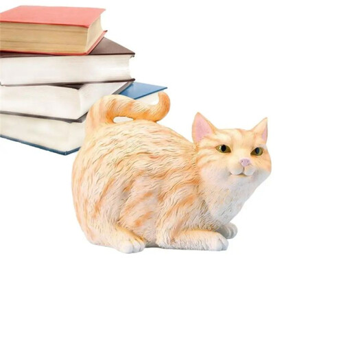 Cat Butt Tissue Holder - Tabby Cat Square Tissue Box Cover- Cute Bathroom Accessories A 1