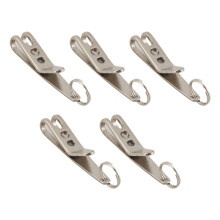 Multi-Purpose Clip Keychains Suspension Clip Tool with Carabiner perfect for Hanging EDC Tools, Flashlights Etc.