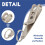 Multi-Purpose Clip Keychains Suspension Clip Tool with Carabiner perfect for Hanging EDC Tools, Flashlights Etc. 5