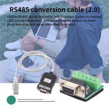 USB 2.0 to RS485 -485 RS422 -422 DB9 COM Serial Port Device Converter Adapter Cable, Prolific PL2303