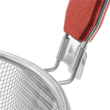 Manico in legno cucina in acciaio inox Ware Gnocchi Tagliatelle setaccio della maglia 5.3 "x 4.9"