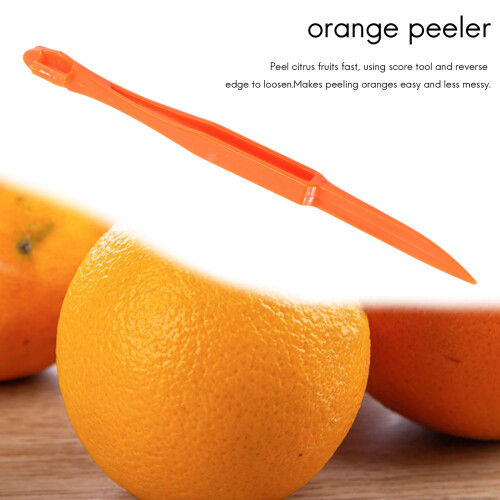 6PCS Easy Orange Citrus Peeler in Bright Orange Color Kitchen Tool 2