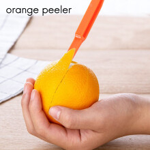 6PCS Easy Orange Citrus Peeler in Bright Orange Color Kitchen Tool