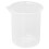 Kitchen Lab Graduated Beaker Clear Plastic Measuring Cup Thicken with Cap Measuring Jug 200mL 2pcs 1