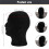 Polystyrene Black Foam Men Model Mannequin  Dummy Stand Shop Display Hat, 2 x BLACK 7