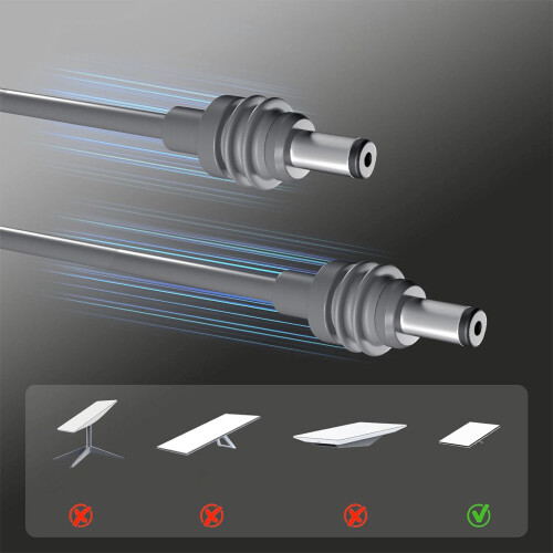 Cable de alimentación DC Mini, 18AWG, IP68, 300 cm, Macho–Macho 2