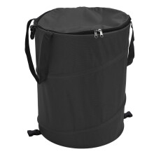 Conteneur à déchets de camping multi-usage, grande capacité, en tissu Oxford 600D avec couvercle