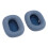 2 pezzi di cuscinetti per orecchie blu in memory foam per cuffie 5