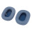 2 pezzi di cuscinetti per orecchie blu in memory foam per cuffie 1