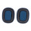 2 pezzi di cuscinetti per orecchie blu in memory foam per cuffie 6