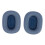 2 pezzi di cuscinetti per orecchie blu in memory foam per cuffie 2