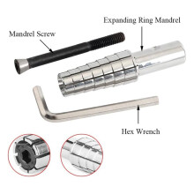 Ringspanndorn mit Inbusschlüssel, Ringspanner-Set, für die Herstellung Von Ringen mit Ringgröße 17-24 mm/0,67-0,95 Zoll