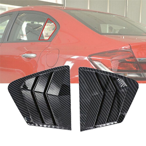 2Pcs for 2012-2015   Car Side Quarter Window Vent Louver Shutter Cover Trim 1