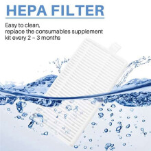 12Pcs Replacement Parts for Cecotec Conga 4090 5090 5490 6090 7090 Robot Vacuum Cleaner Accessories Kit Hepa Filters