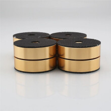 4PCS HiFi Luidspreker Isolatie Voeten Kussen Pads Stand Voeten 40X23mm Aluminium Trillingsdemper Goud