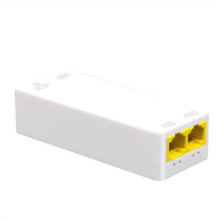 Ripetitore POE un 2 Porte 10/100Mbps Estensore PoE da 1 un 2 con IEEE802.3Af/At Plug& 48V per  PoE NVR Telecamera IP AP