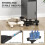 Tower Stand,Adjustable Mobile CPU Stand,CPU Holder PC Tower Stand with Rolling Caster Wheels, Pc Floor Riser Stand White 5