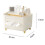 Tissue Storage Box, Multifunctional Tissue Box Holder, Modern Tissue Dispenser, Tissue Cover Nightstand Organizer,A 3