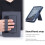 For Pocketbook Touch HD 3 E-Reader Stand Cover Flip PU Case with Hand Holder Dark 5
