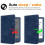 For Pocketbook Touch HD 3 E-Reader Stand Cover Flip PU Case with Hand Holder Dark 3