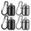 4 Pack Ear Plug Carrying Case Keychain, Portable Keychain Pill Case, Waterproof Metal Earplug Case Small Pill Container 1