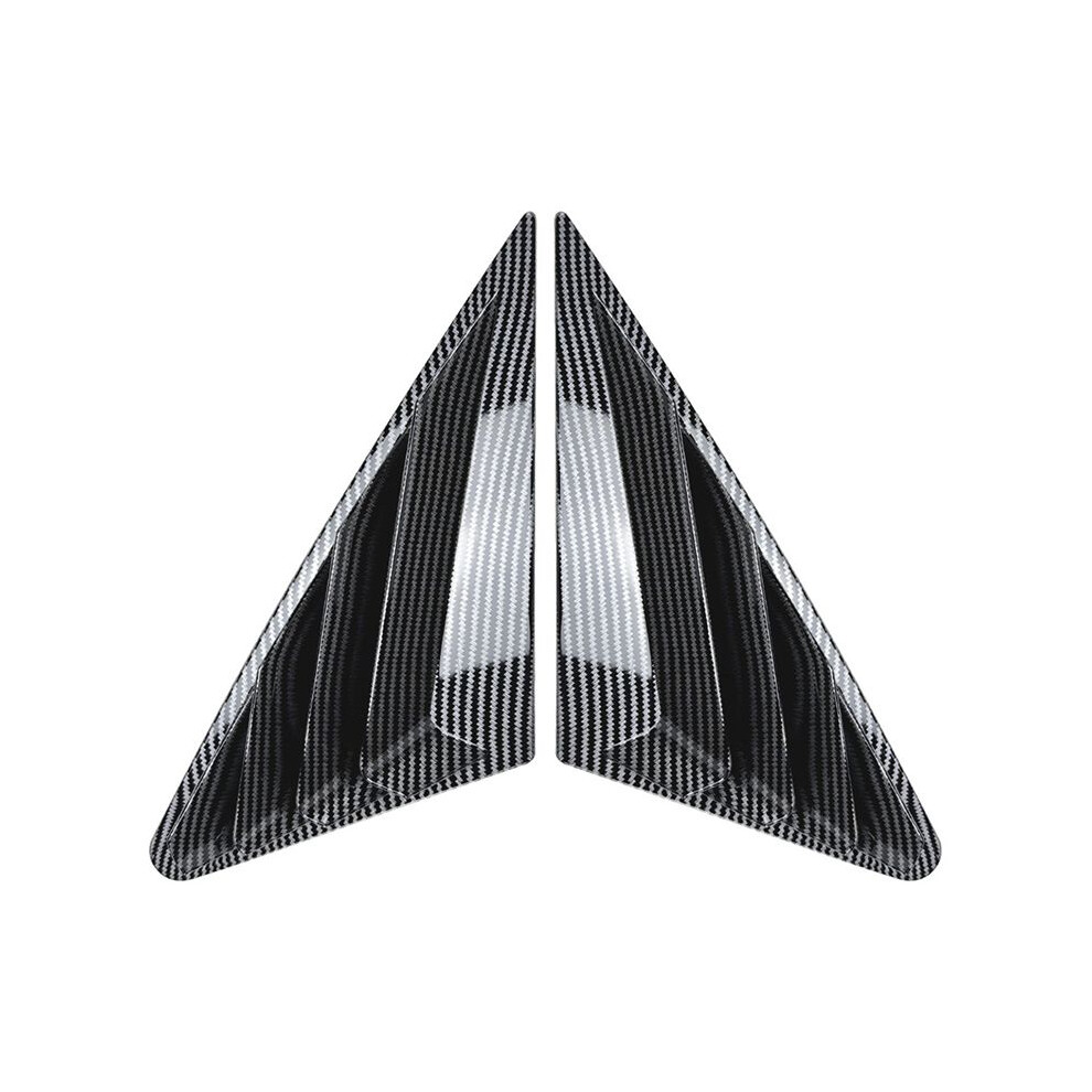 Car Rear Window Shutter Cover Trim Window Louver Side Vent Trim For A3 8Y Sedan 2021-2024 Carbon Fiber 4711587030477