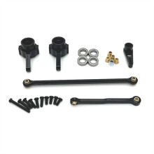 Kit Leva Sterzo per Auto RC per 1/12 MN82 MN78 D90 D91 D96 MN98 99S Parti di Aggiornamento per Auto RC Nere