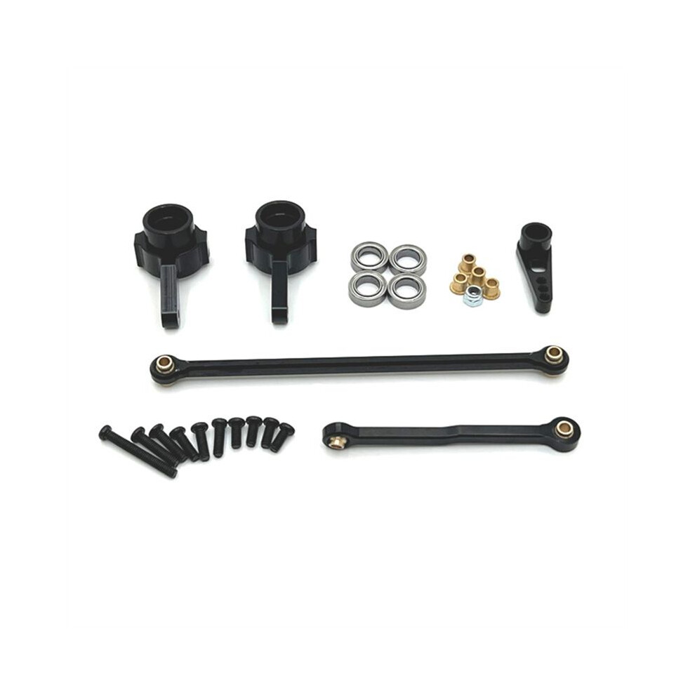 Tauoh Black Rc Car Steering Lever Kit For 1/12 Mn82 Mn78 D90 D91 D96 Mn98 99S Rc Car Update Parts