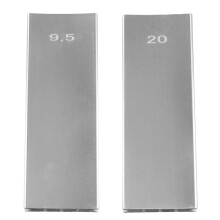 Two-Way Radius Sanding Block Aluminum Alloy Fret Leveling Fingerboard Luthier Tool Guitar Bass Sanding (9.5-20)