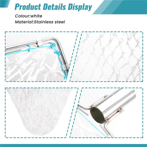 Flat Stainless Steel Net Nylon Net Anti-Hanging Net Small Mesh Size Replace Hanging Net Floor Net Aperture Width40cm 2