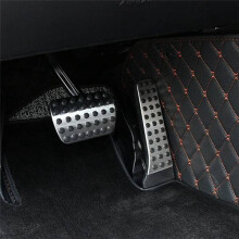 4 Set Car Accelerator Brake Foot Pedals Cover Footrest Pad Rest Pedal for C E S GLK SLK CLS Class W203 LHD