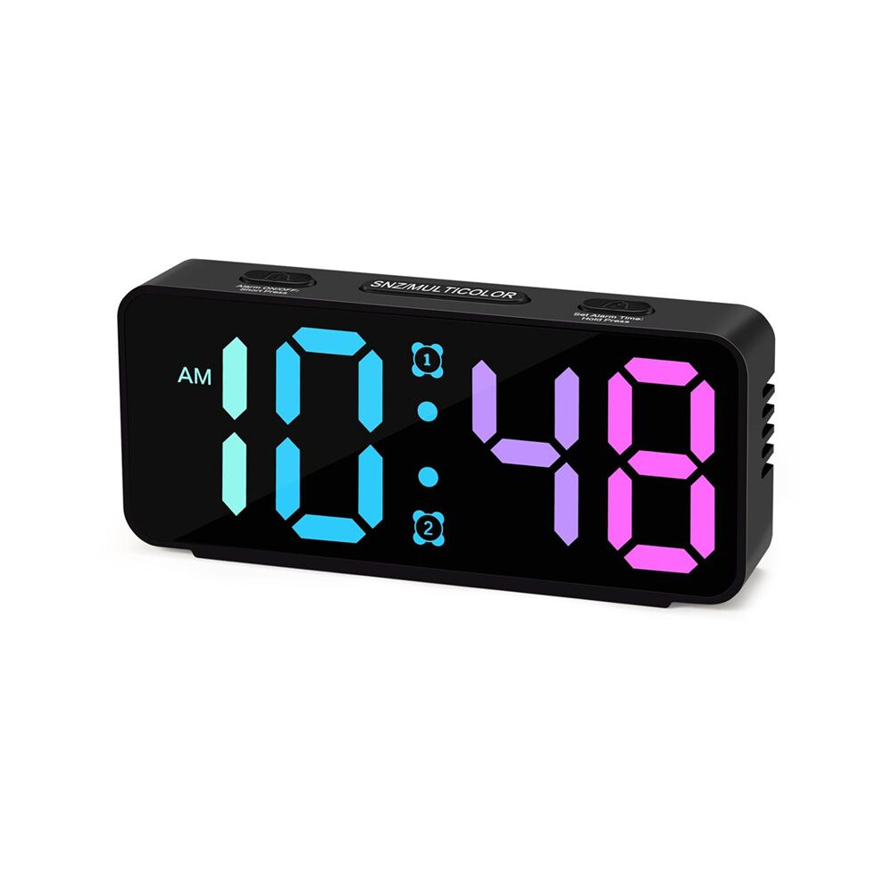 Small Loud Alarm Clock For Heavy Sleepers Adults,Compact Travel Clocks For Bedrooms Bedside,Ok To Wake For Kids,Teens 6132206280086