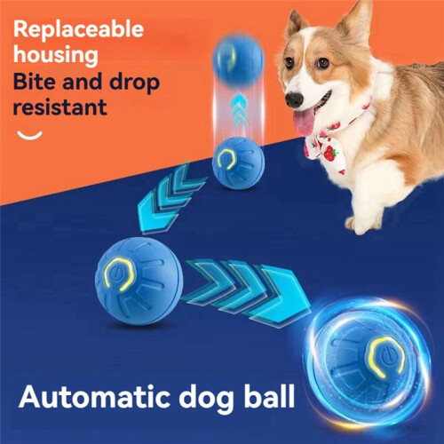 Self-Rolling Dog  - Automatic Bouncing, Vibrating Interactive Toy for Dogs, Puppy 2